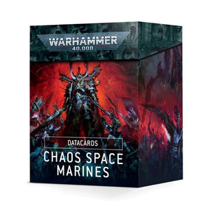 Games Workshop Miniatures Warhammer 40k - Chaos Space Marine - Datacards (2022) (02/07 release)