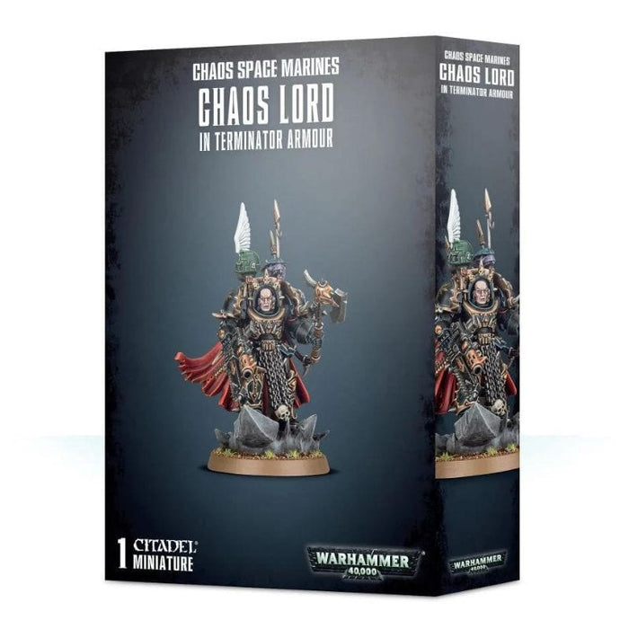 Warhammer 40k - Chaos Space Marines - Chaos Lord In Terminator Armour (2022)