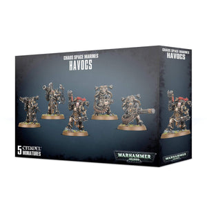 Games Workshop Miniatures Warhammer 40K - Chaos Space Marines - Havocs (Boxed)
