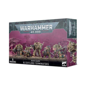 Games Workshop Miniatures Warhammer 40K - Death Guard - BlightLord Terminators (Boxed)