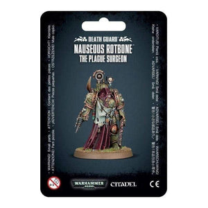 Games Workshop Miniatures Warhammer 40K - Death Guard - Nauseous Rotbone, the Plague Surgeon (Blister)