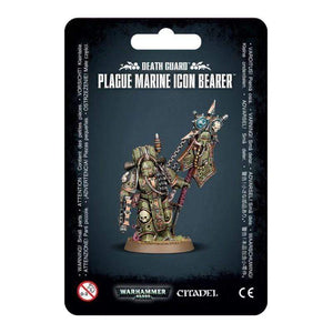 Games Workshop Miniatures Warhammer 40K - Death Guard - Plague Marine Icon Bearer (Blister)