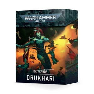 Games Workshop Miniatures Warhammer 40k - Drukhari Datacards