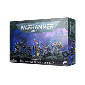 Games Workshop Miniatures Warhammer 40K - Grey Knights - Brotherhood Terminator Squad (Boxed)