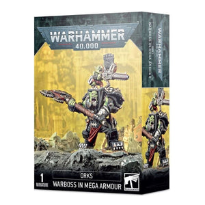 Games Workshop Miniatures Warhammer 40K - Orks - Ork Warboss in Mega Armour (08/01 Release)