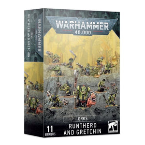 Games Workshop Miniatures Warhammer 40K - Orks - Runtherd and Gretchin