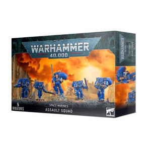 Games Workshop Miniatures Warhammer 40K - Space Marines - Assault Squad (Boxed)