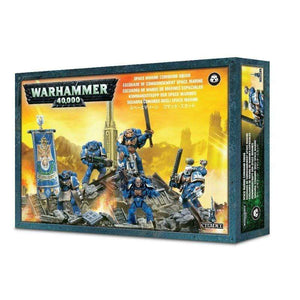 Games Workshop Miniatures Warhammer 40K - Space Marines - Command Squad (Boxed)