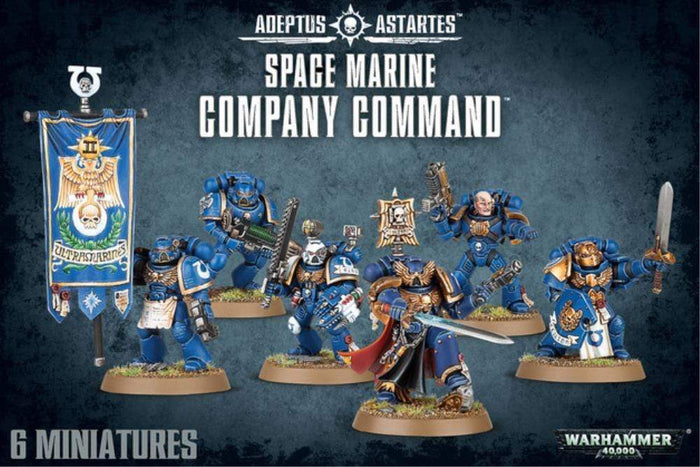 Warhammer 40K - Space Marines - Company Command (Boxed)