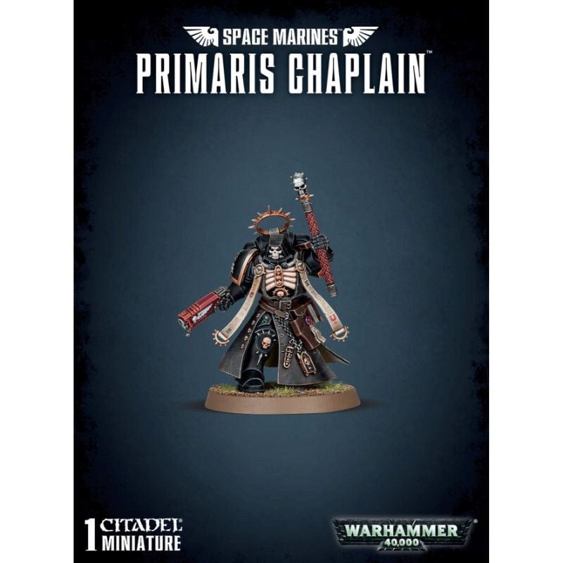 Games Workshop Miniatures Warhammer 40K - Space Marines - Primaris Chaplain 2020 (Boxed)