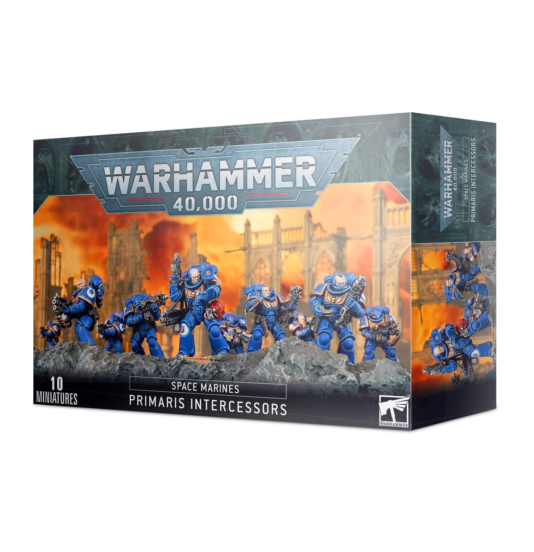 Games Workshop Miniatures Warhammer 40K - Space Marines - Primaris Intercessors (Boxed)