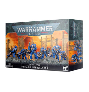 Games Workshop Miniatures Warhammer 40K - Space Marines - Primaris Intercessors (Boxed)