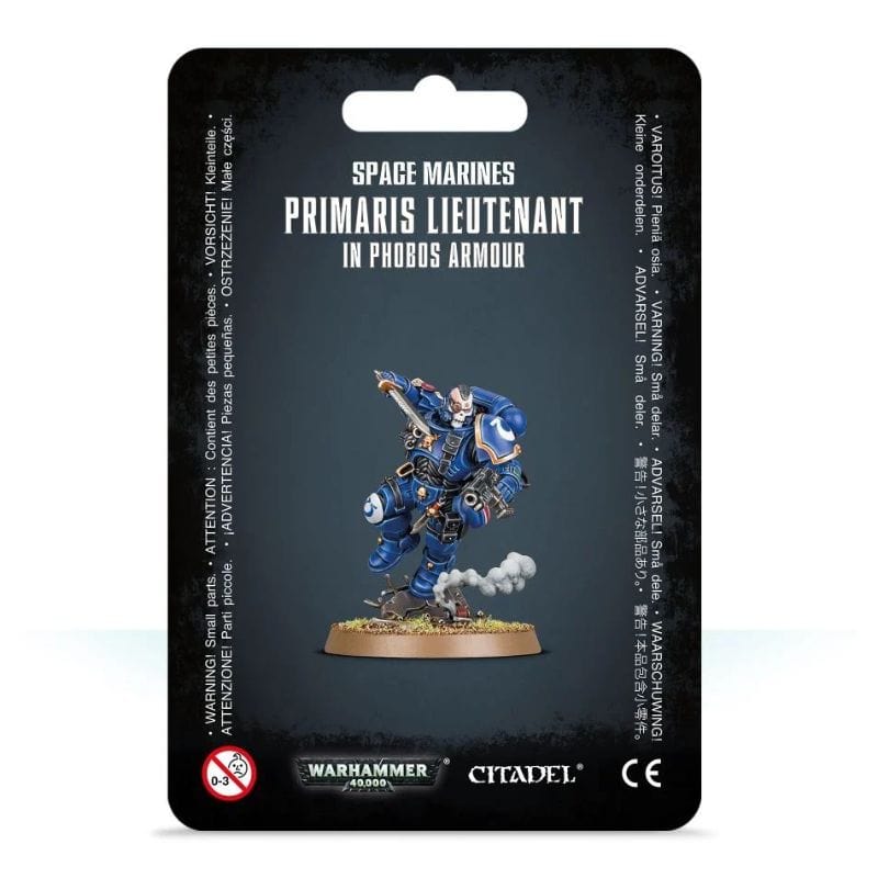 Games Workshop Miniatures Warhammer 40k - Space Marines - Primaris Lieutenant In Reiver Armour (Blister)