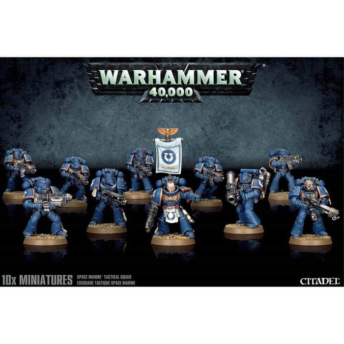 Warhammer 40K - Space Marines - Tactical Squad (Boxed)