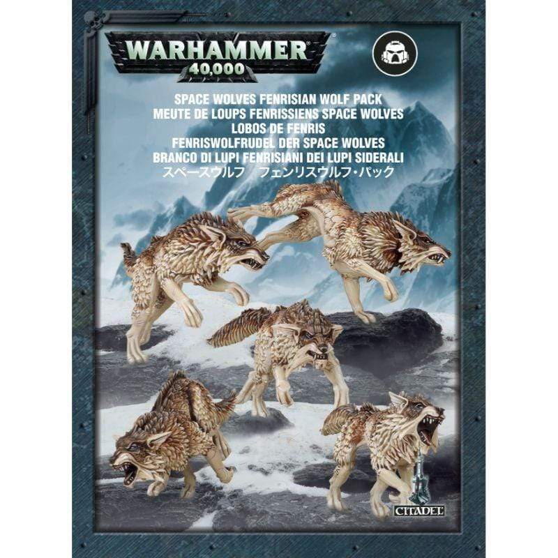 Games Workshop Miniatures Warhammer 40k - Space Wolves - Fenrisian Wolves (Boxed)