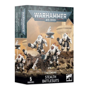 Games Workshop Miniatures Warhammer 40k - T'au Empire - XV25 Stealth Battlesuits 2022 (Boxed)