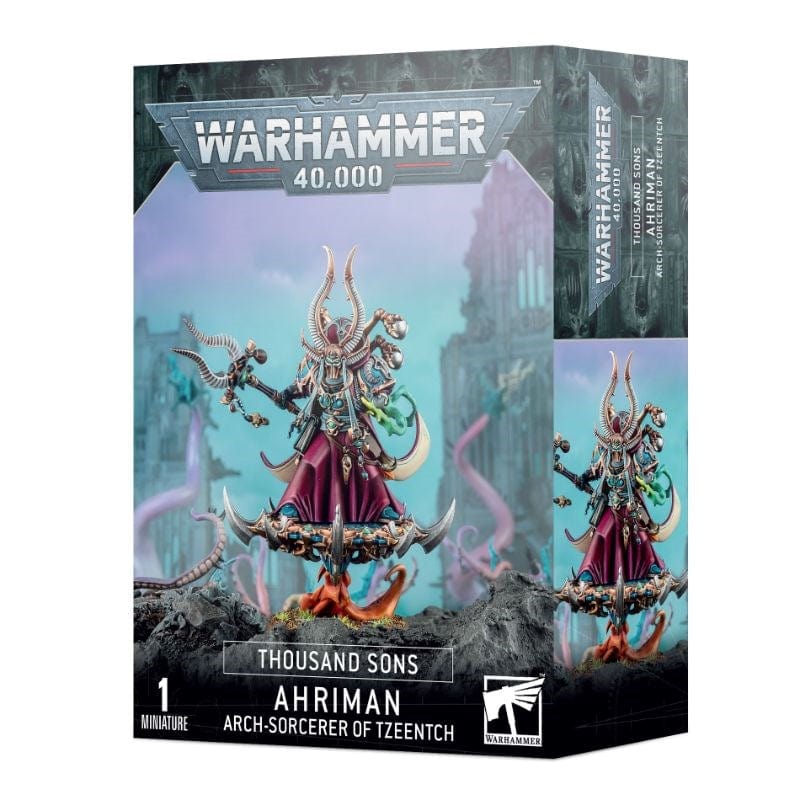 Games Workshop Miniatures Warhammer 40k - Thousand Sons - Ahriman, Arch-Sorccerer of Tzeentch 2021 (Boxed)