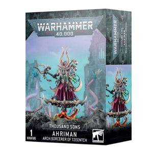Games Workshop Miniatures Warhammer 40k - Thousand Sons - Ahriman, Arch-Sorccerer of Tzeentch 2021 (Boxed)