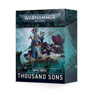 Games Workshop Miniatures Warhammer 40k - Thousand Sons Datacards 2021