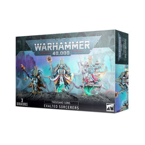 Games Workshop Miniatures Warhammer 40K - Thousand Sons - Exalted Sorcerers 2021 (Boxed)