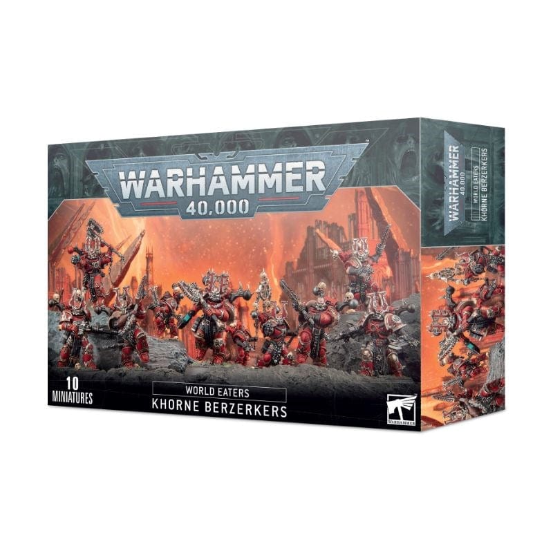Games Workshop Miniatures Warhammer 40k - World Eaters - Khorne Berzerkers (11/02 release)