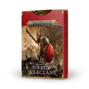 Games Workshop Miniatures Warscroll Cards - Orruk Warclans