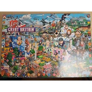 Gibsons Jigsaws I Love Great Britain (1000pc) Gibsons