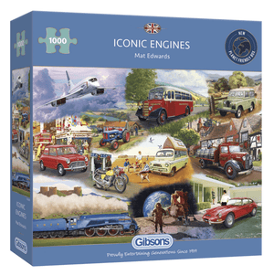 Gibsons Jigsaws Iconic Engines (1000pc) Gibsons