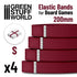 Greenstuff World Board & Card Games GSW - Elastic Bands For Board Games - Pack X4 (200mm)