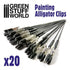 Greenstuff World Hobby GSW - Alligator Clips for Airbrush Clip Stand - Pack of 20