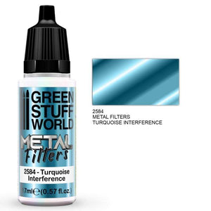 Greenstuff World Hobby GSW - Chameleon Filters - Turquoise Interference 17ml