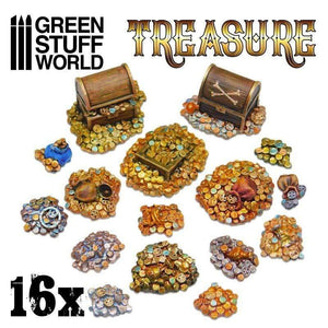 Greenstuff World Hobby GSW - Coins And Treasures Resin Set