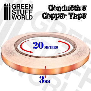 Greenstuff World Hobby GSW - Conductive copper tape - 3mm (20 Meters)