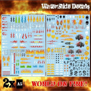 Greenstuff World Hobby GSW - Decal sheets - Classic Flame & Tribal Stencils