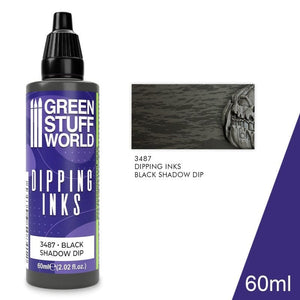 Greenstuff World Hobby GSW - Dipping Ink - Black Shadow Dip (60ml)