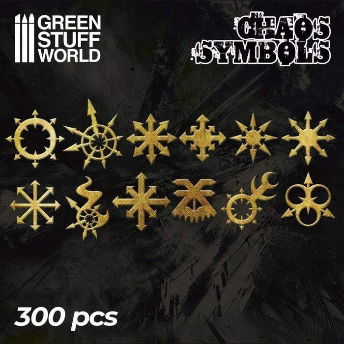 GSW - Etched Brass Chaos Symbols