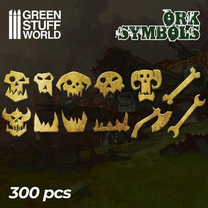 Greenstuff World Hobby GSW - Etched Brass Ork Symbols