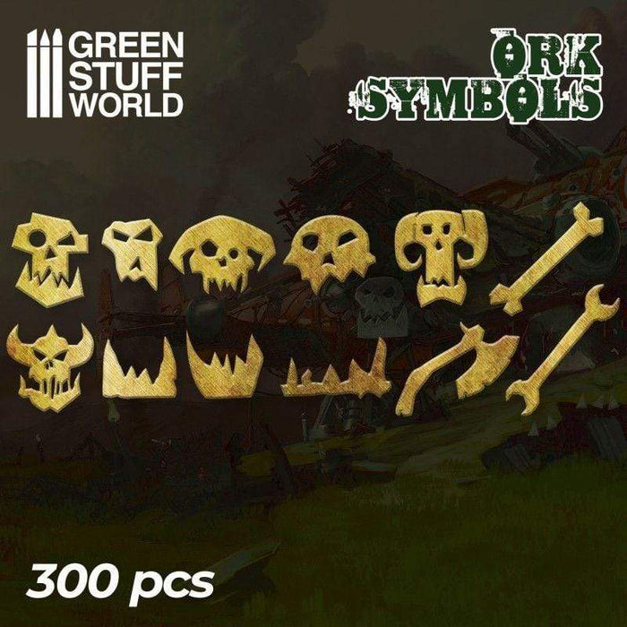 GSW - Etched Brass Ork Symbols