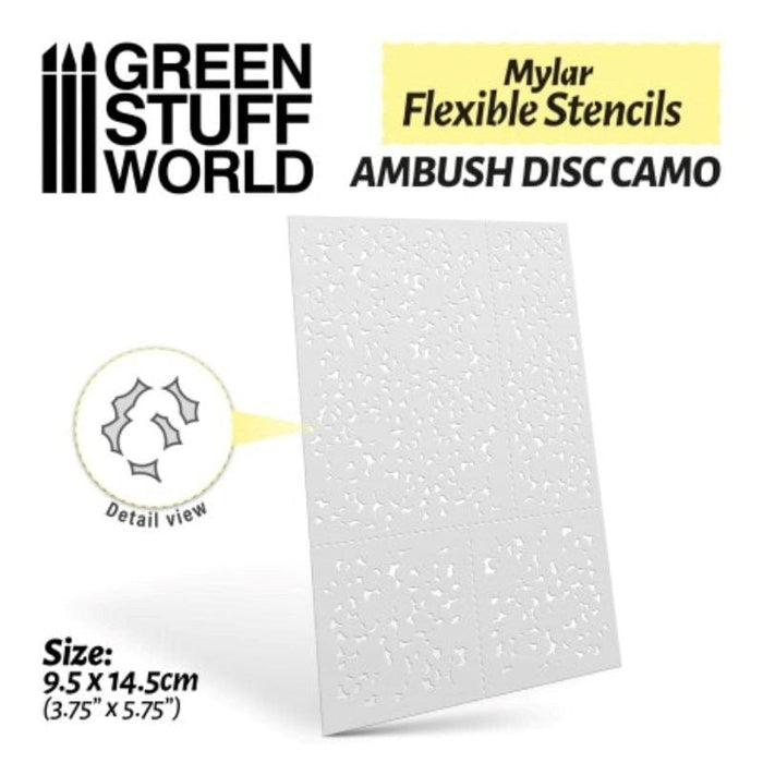 GSW - Flexible Stencils - Ambush Disc Camo (Various Sizes)