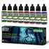 Greenstuff World Hobby GSW - Fluor Paints Set (x8)