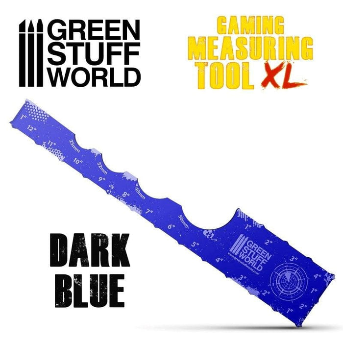 GSW - Gaming Measuring Tool - BLUE (thickness 3mm) 12 inches