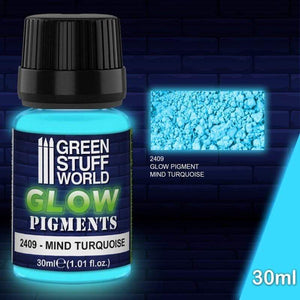 Greenstuff World Hobby GSW - Glow in the Dark Pigment - Mind Turquoise 30ml