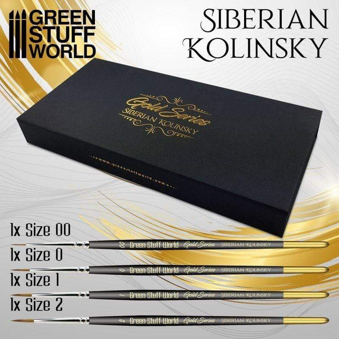 GSW - Gold Series Paintbrush Set of 4 (#00, 0, 1, 2)