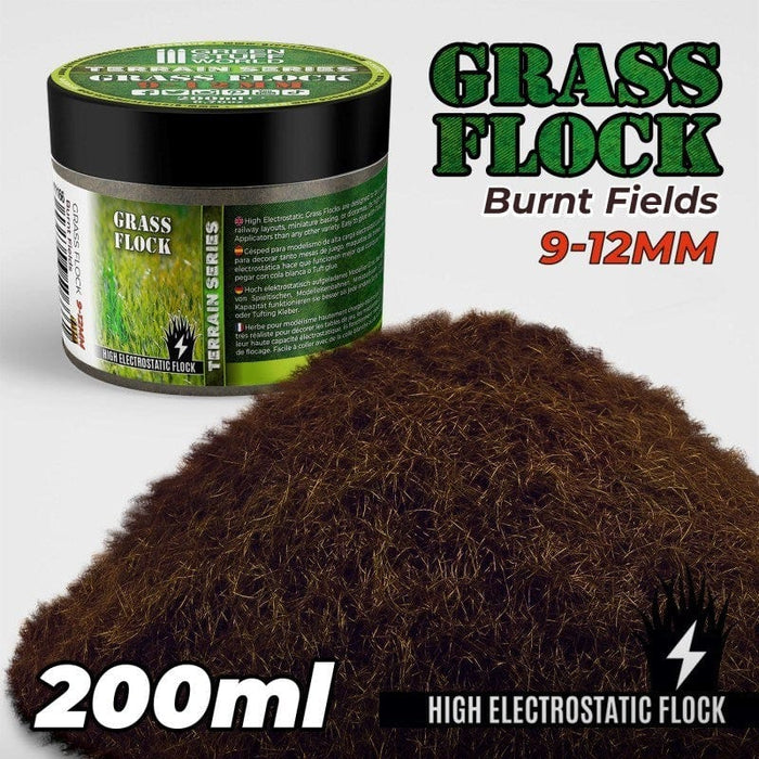 GSW - Grass Flock - Burnt Fields 9-12mm (200ml)