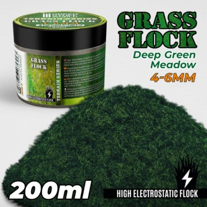 GSW - Grass Flock - Deep Green Meadow 4-6mm (200ml)
