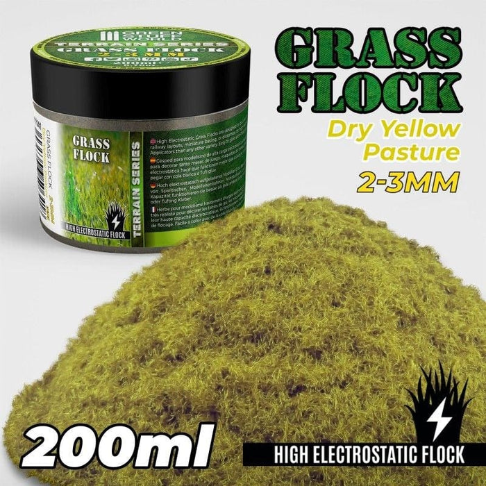 GSW - Grass Flock - DRY YELLOW PASTURE 2-3mm (200ml)