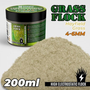 Greenstuff World Hobby GSW - Grass Flock - Hayfield Grass 4-6mm (200ml)