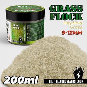 Greenstuff World Hobby GSW - Grass Flock - Hayfield Grass 9-12mm (200ml)