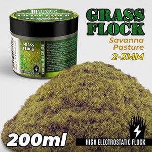 Greenstuff World Hobby GSW - Grass Flock - Savanna Pasture 2-3mm (200ml)