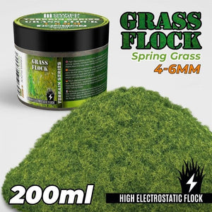 Greenstuff World Hobby GSW - Grass Flock - SPRING GRASS 4-6mm (200ml)